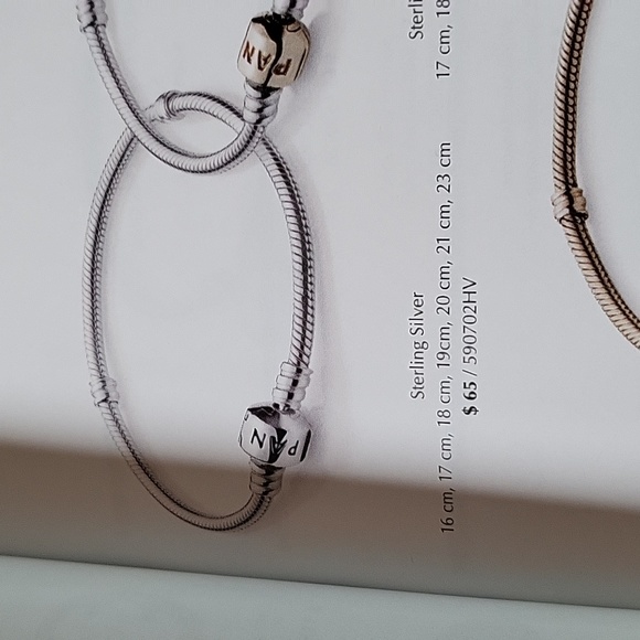 3 Pandora Bracelet Bundle Size 6.7 in/ 17 cm - Picture 6 of 14